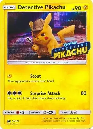 Detective Pikachu [Stamped] - Pokemon SM Promos #SM170