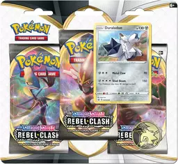 3 Pack Blister: Duraludon - Pokemon Rebel Clash