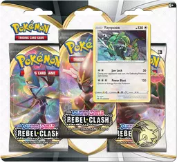 3 Pack Blister: Rayquaza - Pokemon Rebel Clash