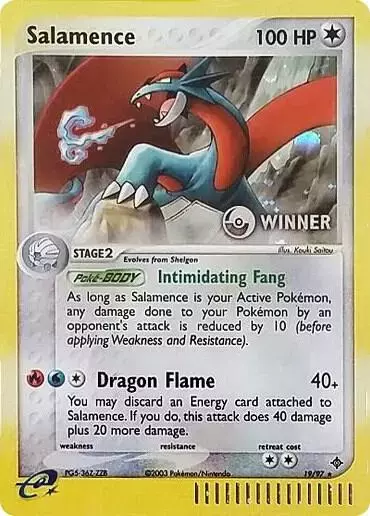Salamence [Winner] - Pokemon Nintendo Promos #19