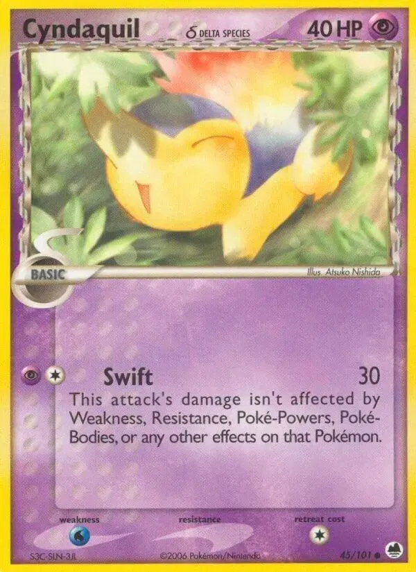 Cyndaquil - Pokemon Dragon Frontiers #45