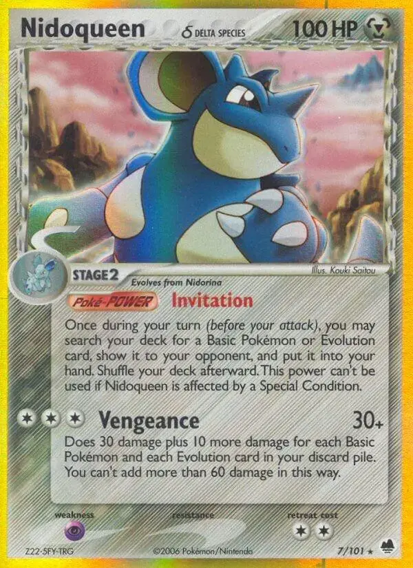 Nidoqueen - Pokemon Dragon Frontiers #7