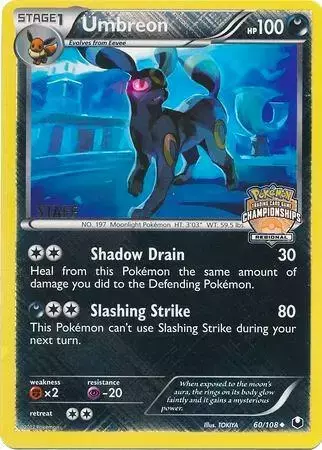Umbreon [Regional] - Pokemon Dark Explorers #60