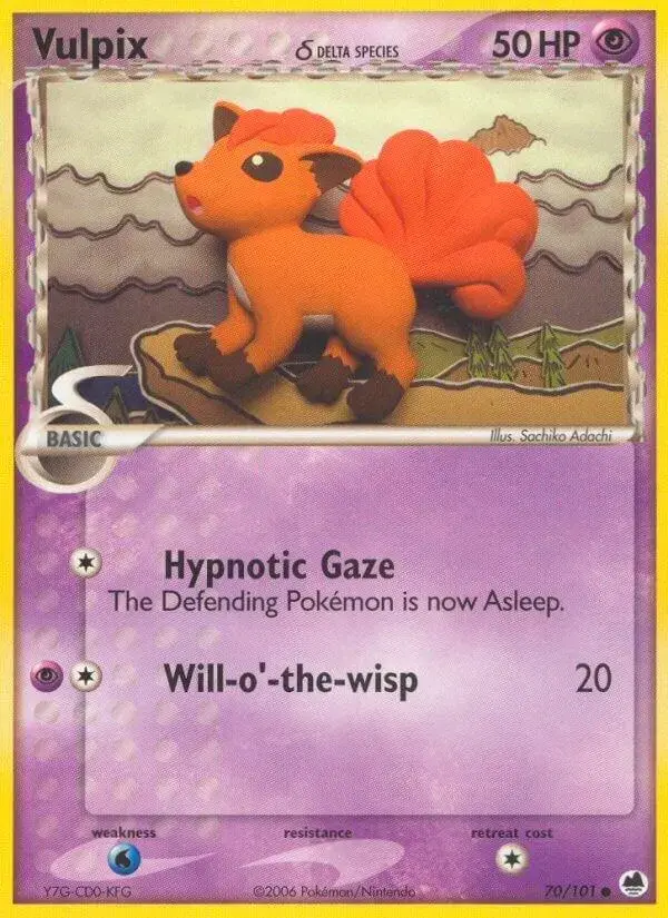 Vulpix - Pokemon Dragon Frontiers #70