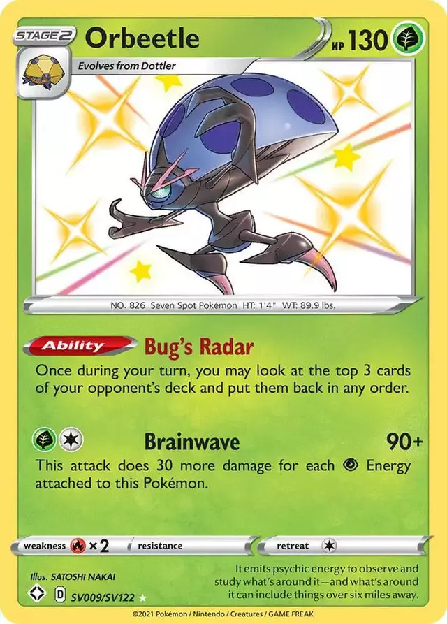 Orbeetle - Pokemon Shining Fates #SV009