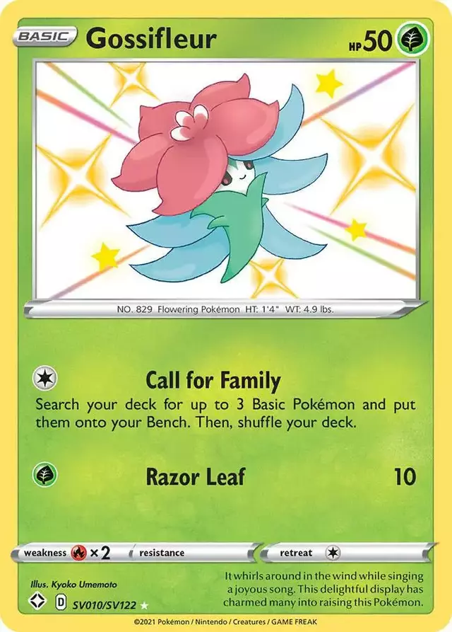 Gossifleur - Pokemon Shining Fates #SV010