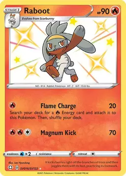 Raboot - Pokemon Shining Fates