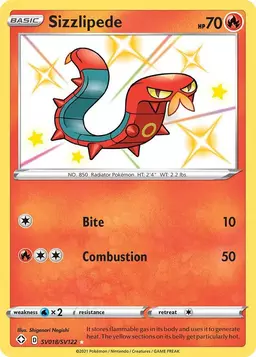 Sizzlipede - Pokemon Shining Fates