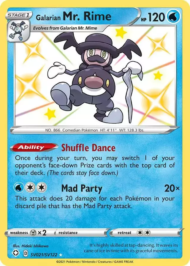 Galarian Mr. Rime - Pokemon Shining Fates #SV021