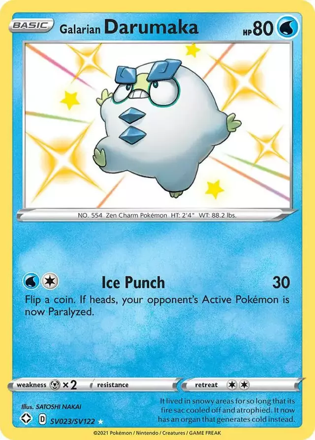 Galarian Darumaka - Pokemon Shining Fates #SV023