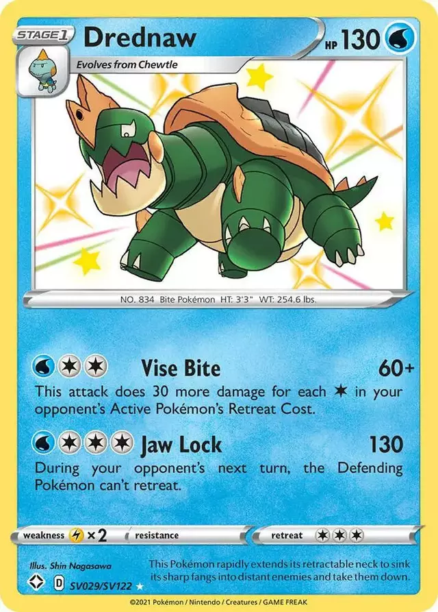 Drednaw - Pokemon Shining Fates #SV029