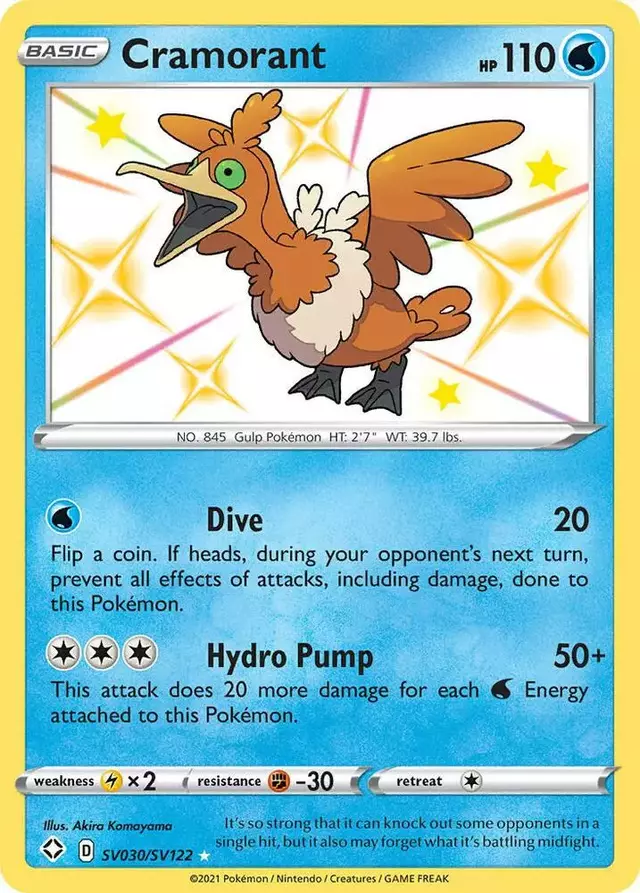 Cramorant - Pokemon Shining Fates #SV030