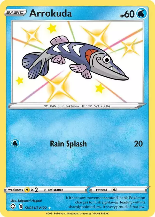 Arrokuda - Pokemon Shining Fates #SV031