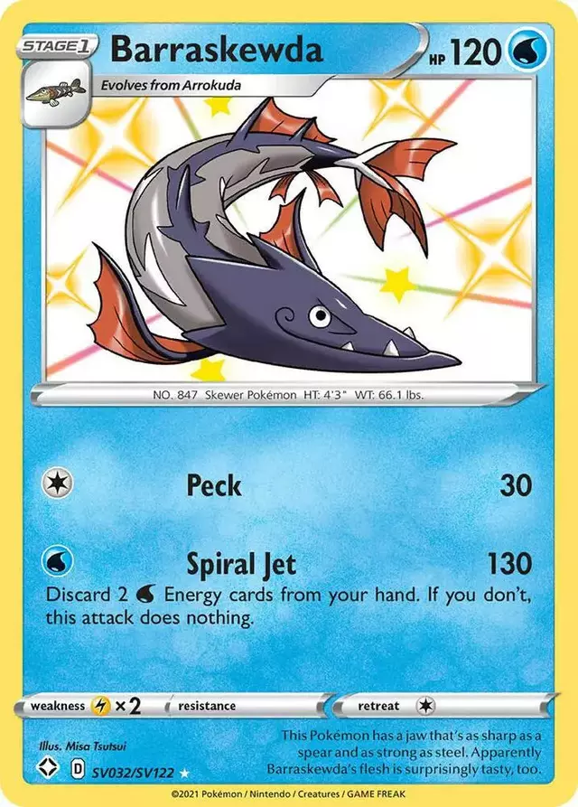Barraskewda - Pokemon Shining Fates #SV032