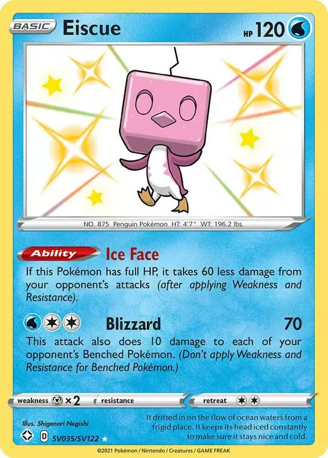 Eiscue - Pokemon Shining Fates #SV035