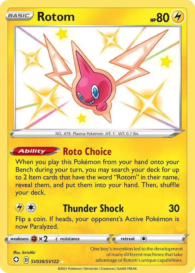Rotom - Pokemon Shining Fates #SV038