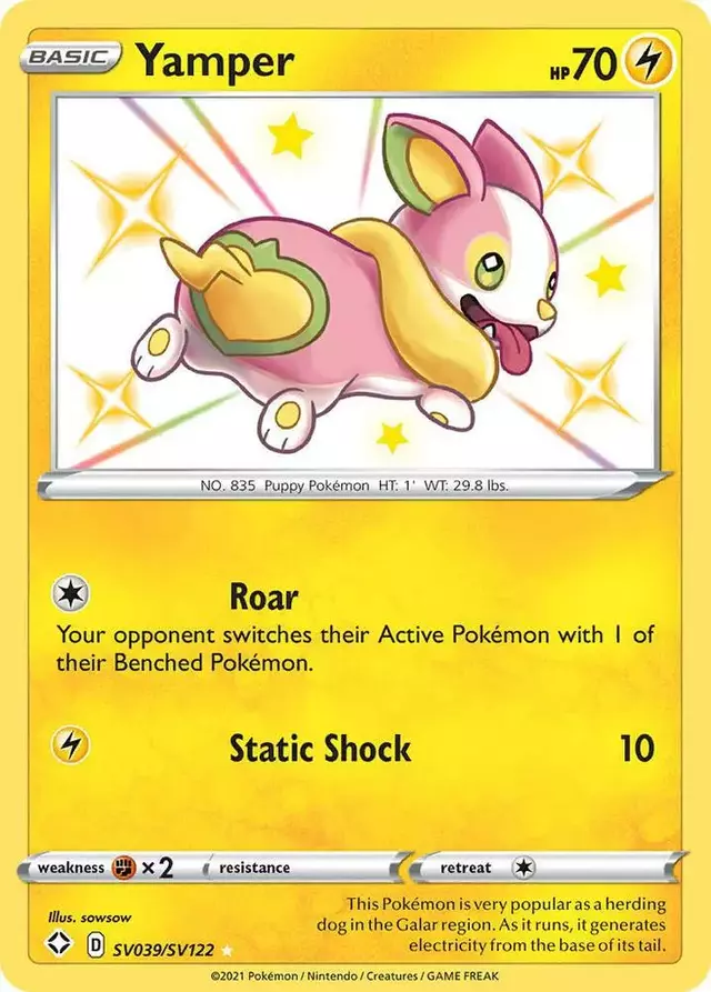 Yamper - Pokemon Shining Fates #SV039