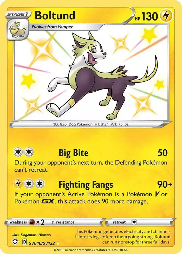 Boltund - Pokemon Shining Fates #SV040
