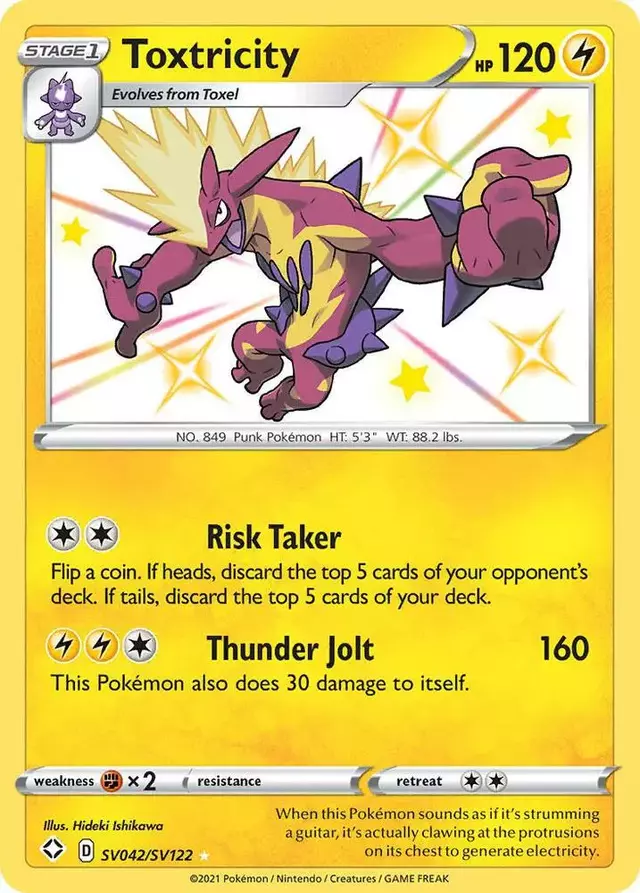 Toxtricity - Pokemon Shining Fates #SV042