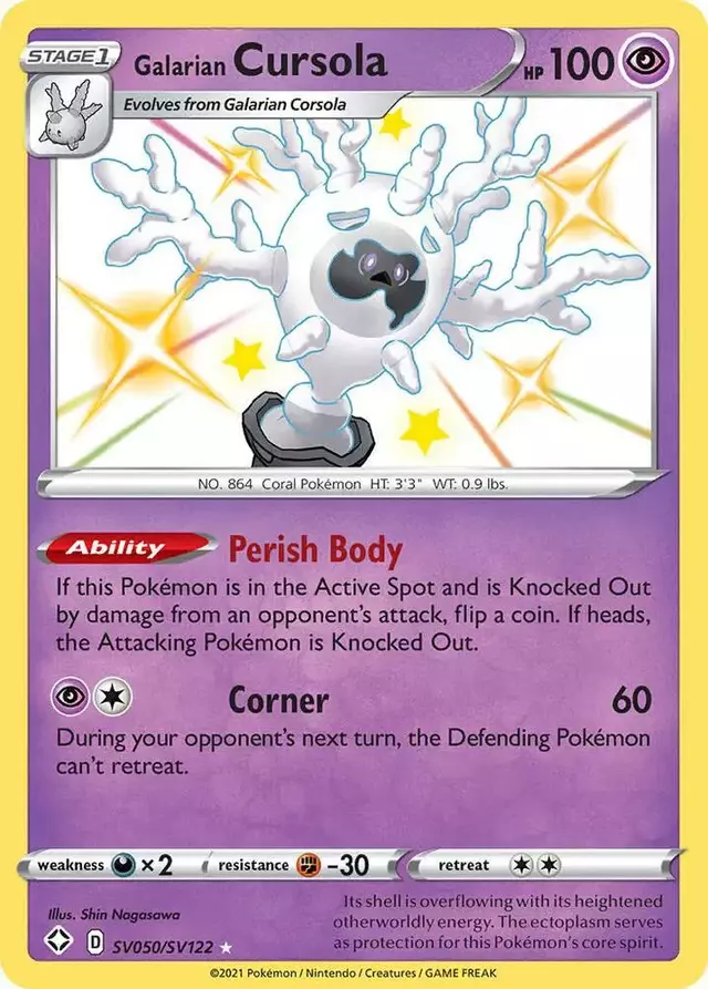 Galarian Cursola - Pokemon Shining Fates #SV050