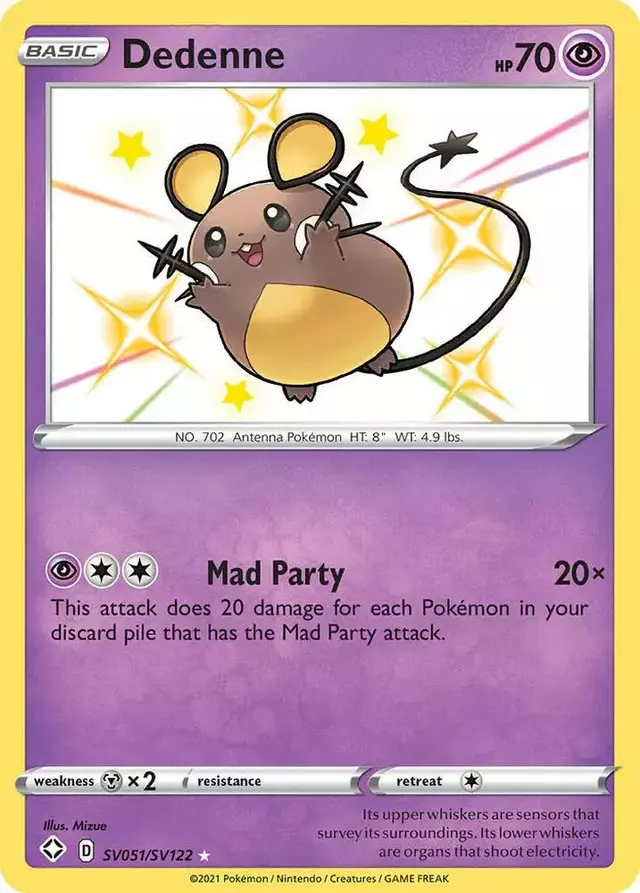 Dedenne - Pokemon Shining Fates #SV051
