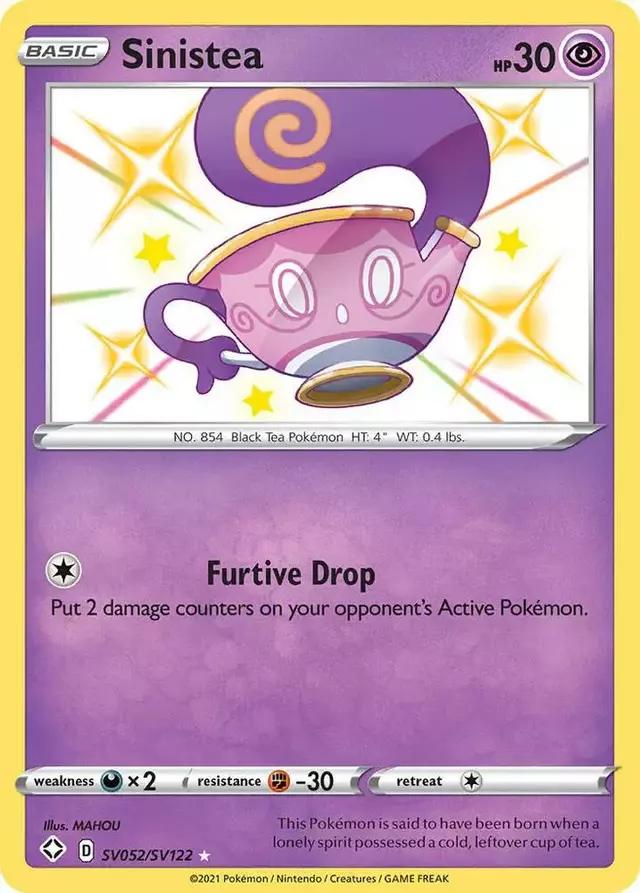 Sinistea - Pokemon Shining Fates #SV052
