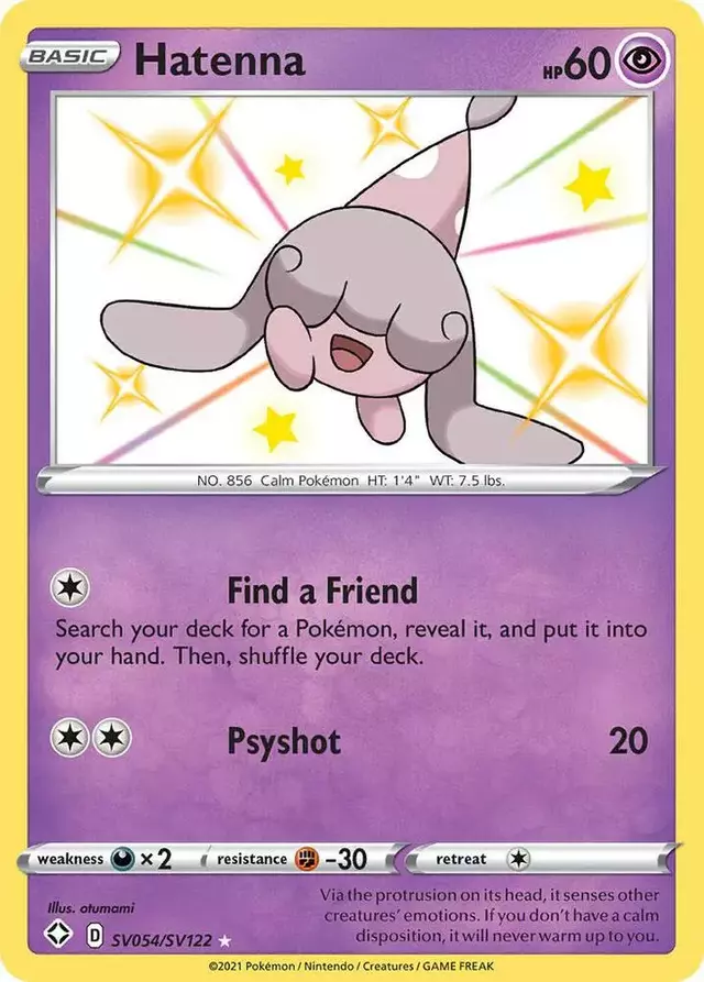 Hatenna - Pokemon Shining Fates #SV054