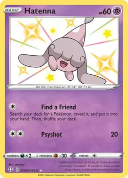 Hatenna - Pokemon Shining Fates