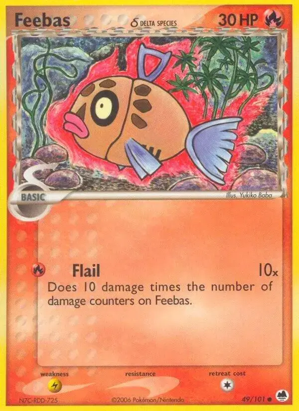 Feebas - Pokemon Dragon Frontiers #49