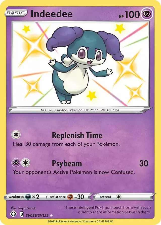 Indeedee - Pokemon Shining Fates #SV059