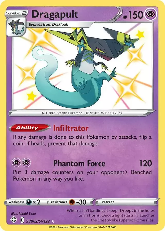 Dragapult - Pokemon Shining Fates #SV062