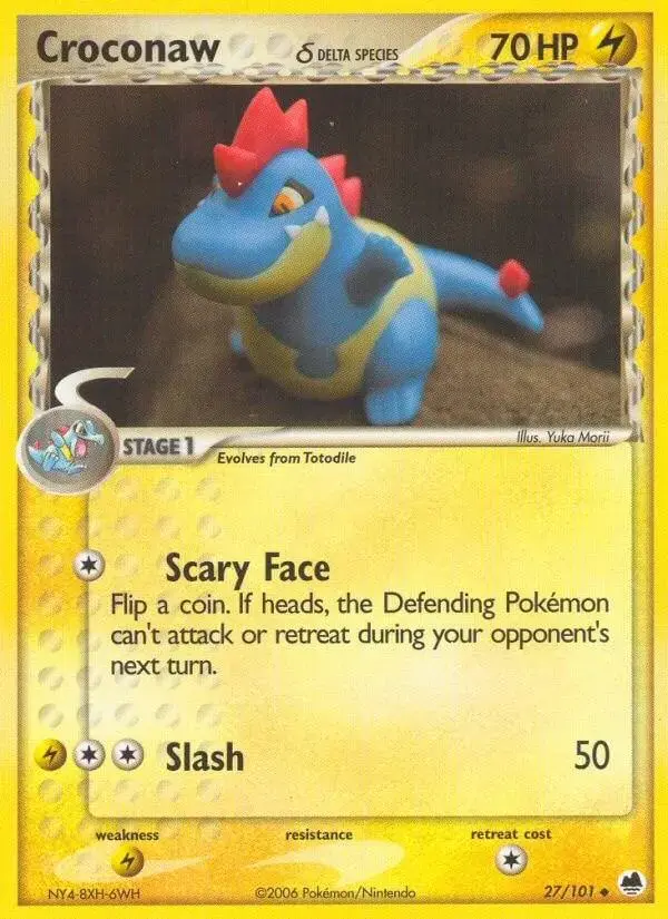 Croconaw - Pokemon Dragon Frontiers #27
