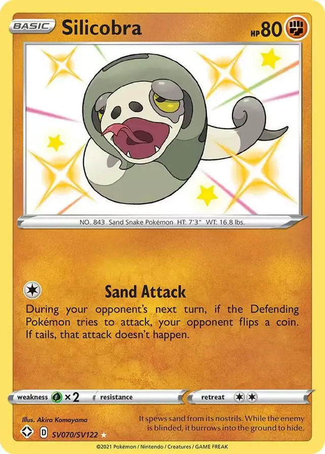 Silicobra - Pokemon Shining Fates #SV070
