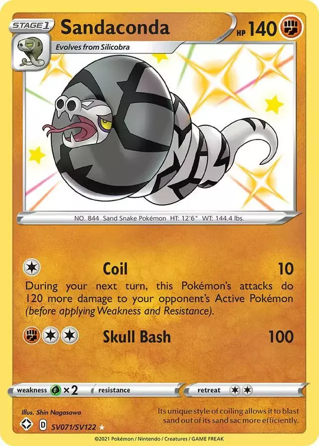 Sandaconda - Pokemon Shining Fates #SV071