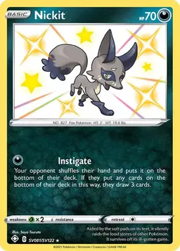 Nickit - Pokemon Shining Fates