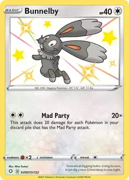 Bunnelby - Pokemon Shining Fates