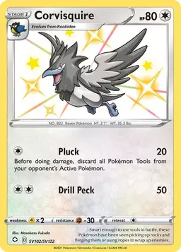 Corvisquire - Pokemon Shining Fates