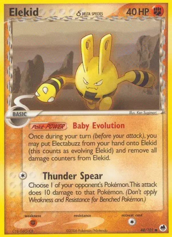 Elekid - Pokemon Dragon Frontiers #48