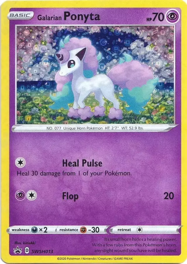 Galarian Ponyta - Pokemon Promo #SWSH013
