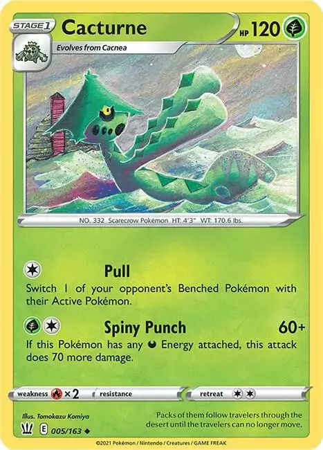 Cacturne [Reverse Holo] - Pokemon Battle Styles #5