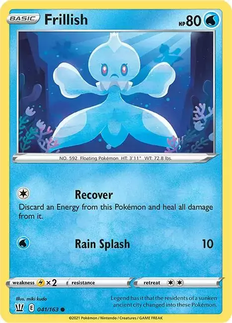 Frillish [Reverse Holo] - Pokemon Battle Styles #41