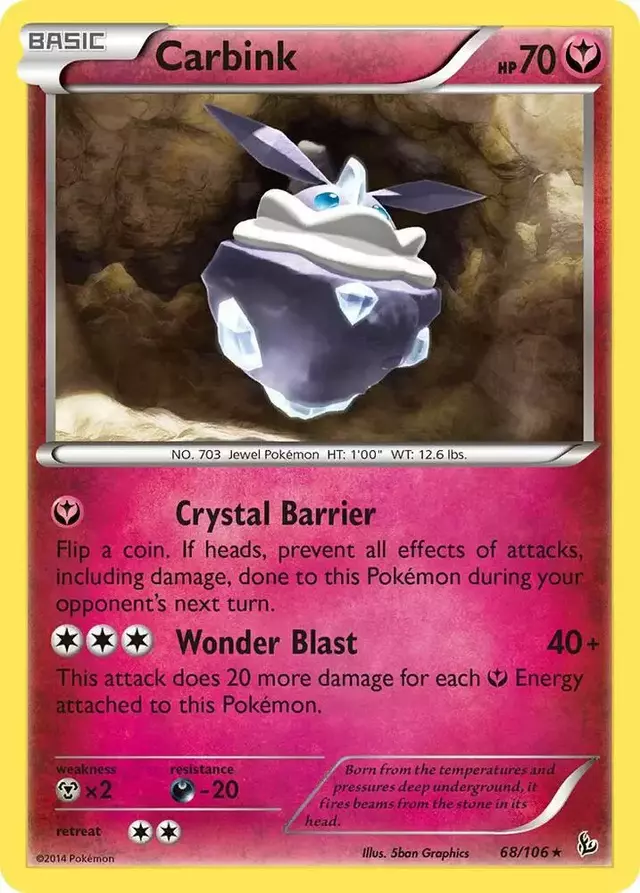Carbink - Pokemon Flashfire #68