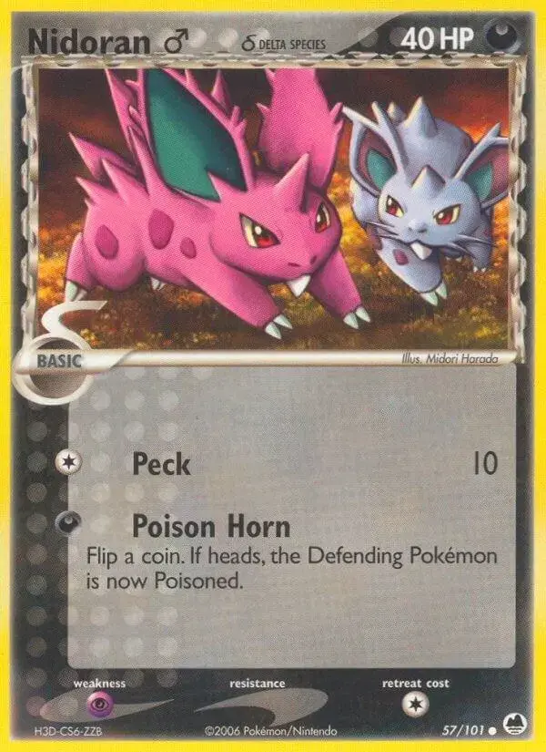 Nidoran M - Pokemon Dragon Frontiers #57