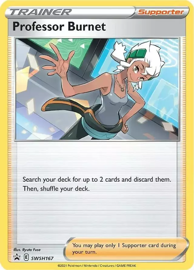 Professor Burnet - Pokemon Sword & Shield Promos #SWSH167