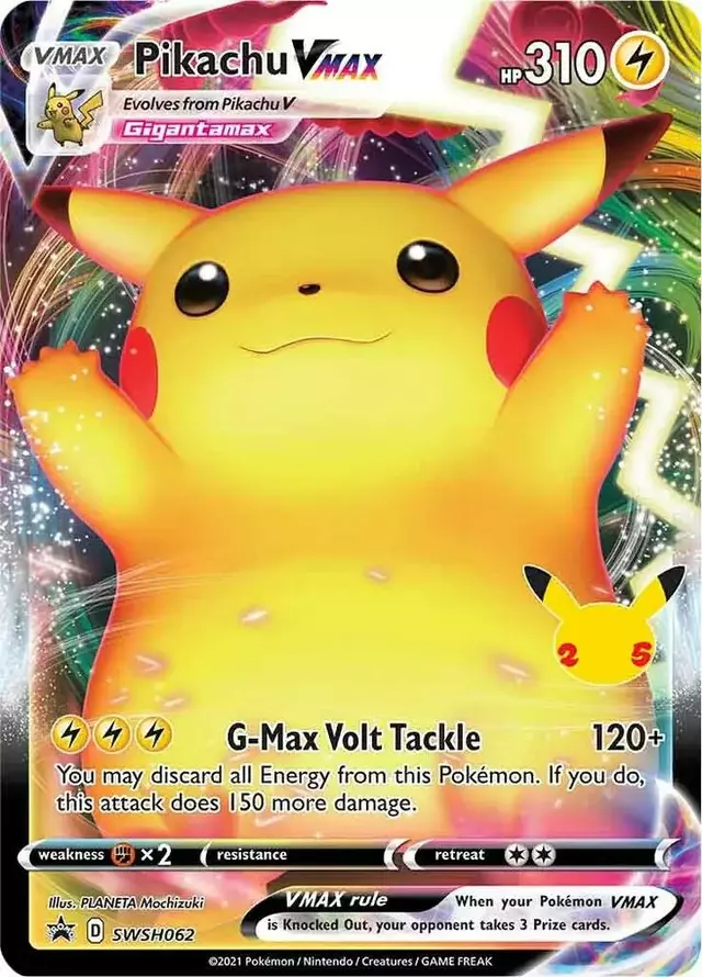 Pikachu VMAX - Pokemon Sword & Shield Promos #SWSH062
