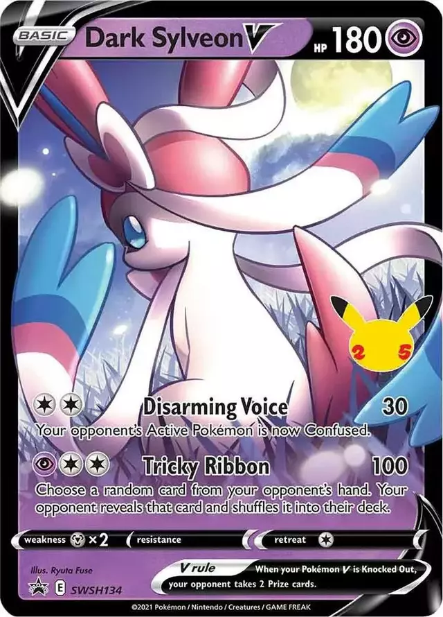 Dark Sylveon V - Pokemon Sword & Shield Promos #SWSH134