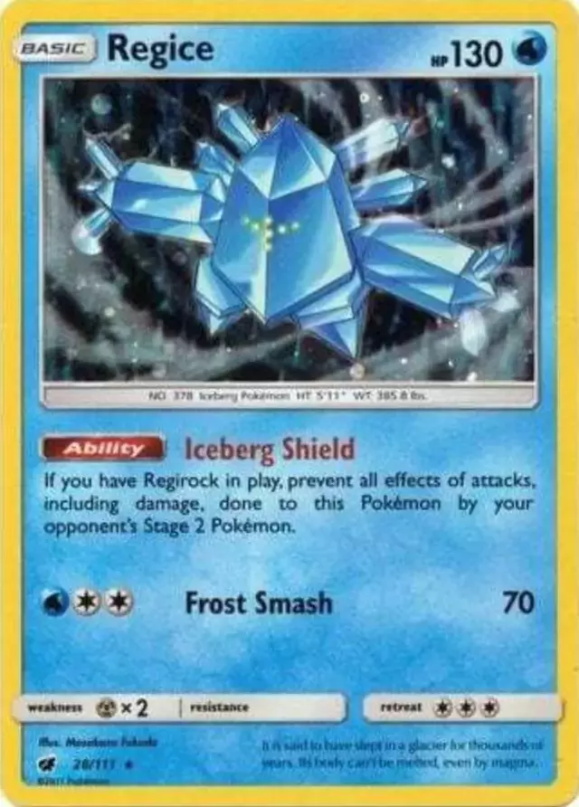 Regice [Cosmos Holo]