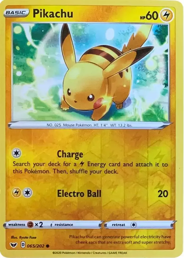 Pikachu [Reverse Cosmos Holo] - Pokemon Promo #65