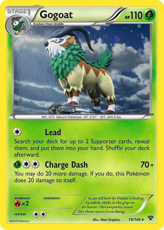 Gogoat [Cosmos Holo] - Pokemon Promo #19