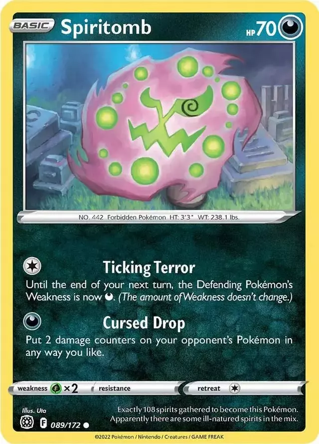 Spiritomb [Reverse Holo] - Pokemon Brilliant Stars #89